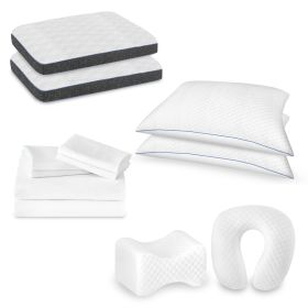 12-Piece Premium Comfort Bedding Pack, Cal King Size